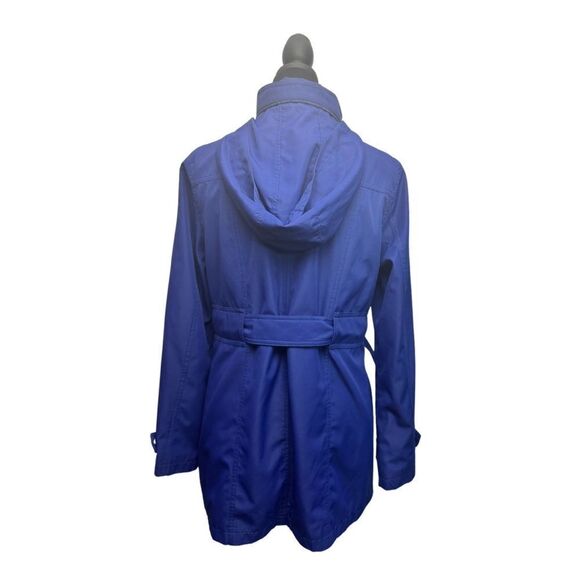 Liz Claiborne Light Hooded Jacket Blue - Picture 3 of 12